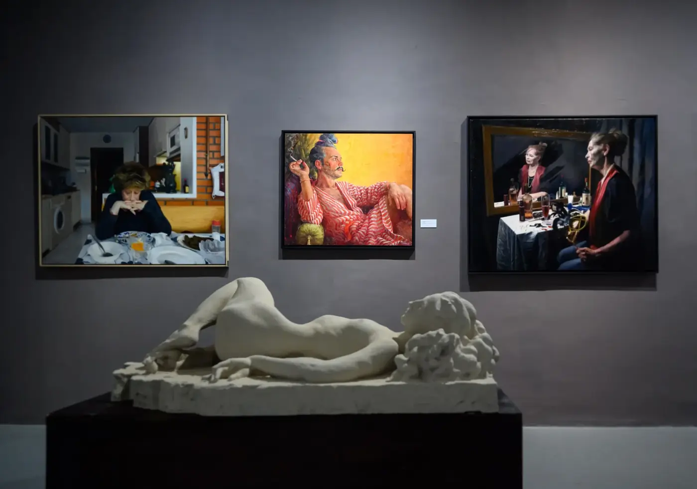 Tania Rivilis paintings at MEAM Museum Barcelona