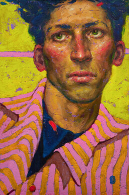 Im Listening tania rivilis 30x40cm 150dpi uai Tania Rivilis | artist | Capturing the portrait´s aura | Pragmatic romanticism | Colorful expressivness | artist´s gallery Tania Rivilis │ Contemporary Figurative Art