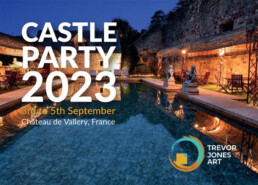 Grandeur of the Trevor Jones Castle Party venue in Paris.