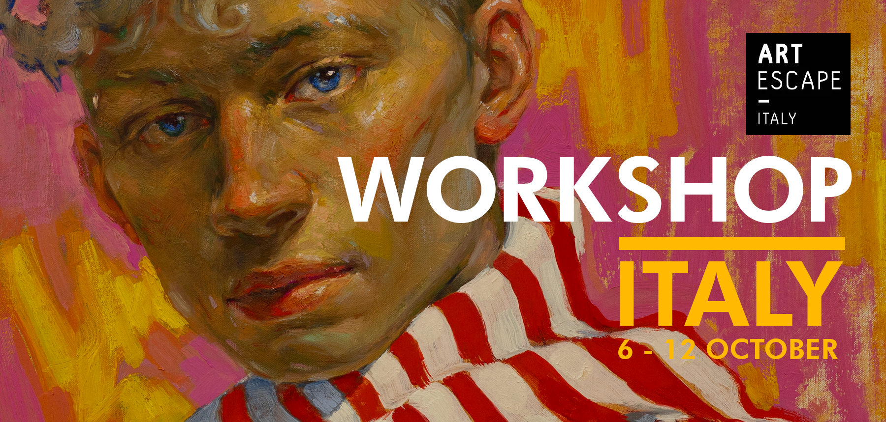 artescapeitaly banner workshop 2024 Tania Rivilis | artist | Capturing the portrait´s aura | Pragmatic romanticism | Colorful expressivness | artist´s gallery Tania Rivilis │ Contemporary Figurative Art