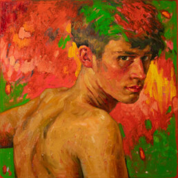 Spring tania rivilis 50x50cm uai Tania Rivilis | artist | Capturing the portrait´s aura | Pragmatic romanticism | Colorful expressivness | artist´s gallery Tania Rivilis │ Contemporary Figurative Art